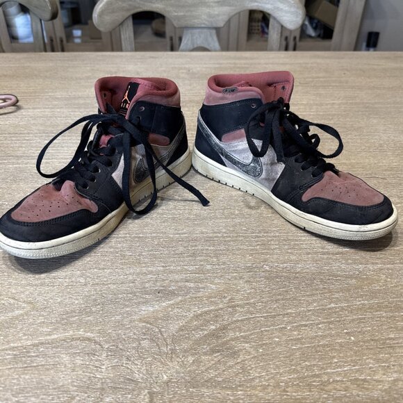 Air Jordan 1 Mid Canyon Rust Beige Sail Womens Size 9 BQ6472-202 (used) - Picture 10 of 10